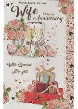 With Love To My Wife Happy Anniversary